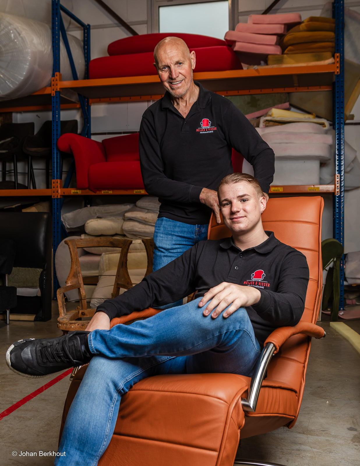 Leolux fauteuil stofferen