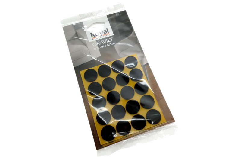 Ronde zelfklevende viltjes 22 mm – 40 stuks
