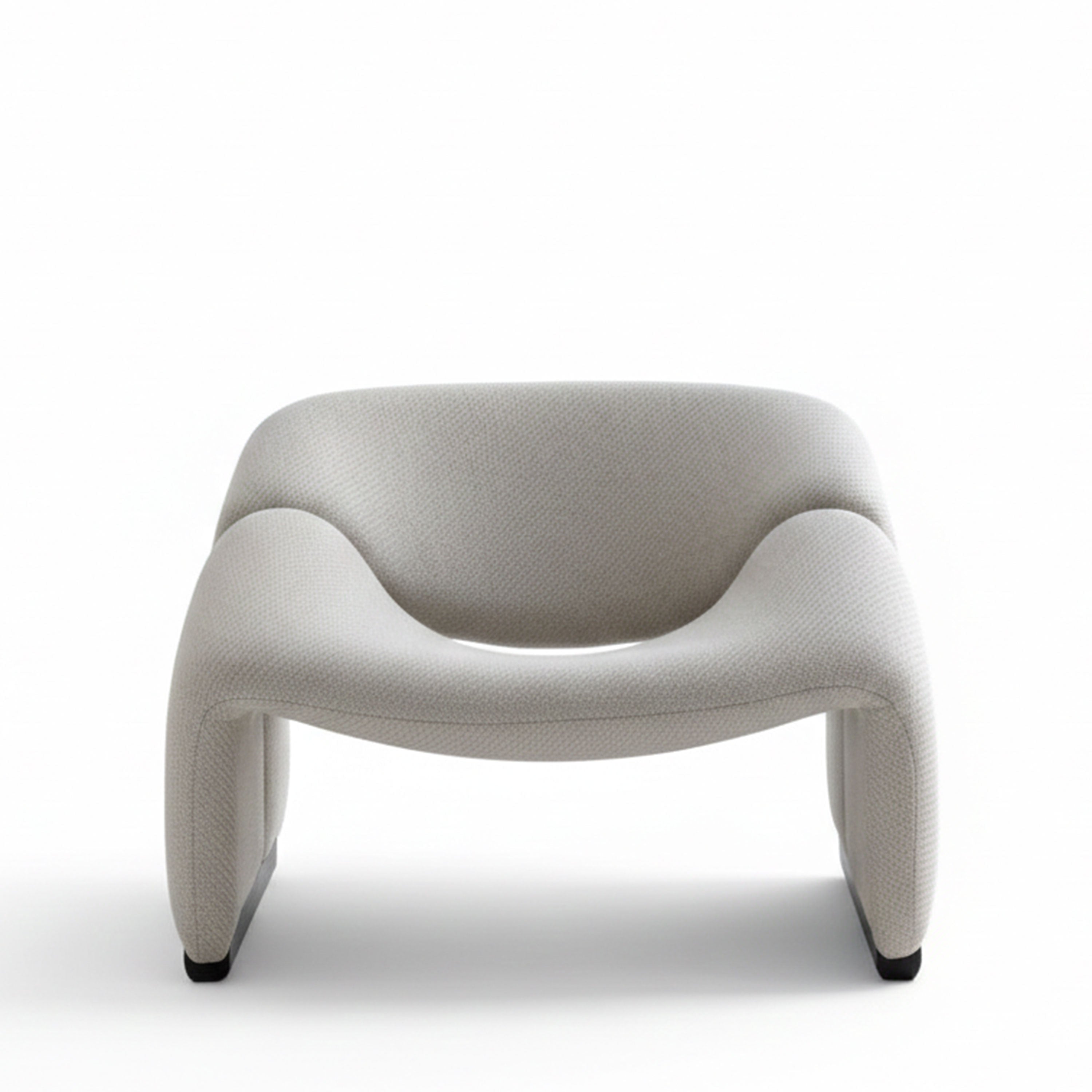 Artifort Groovy M-chair F598 refurbished fauteuil, opnieuw gestoffeerd in Kvadrat Coda